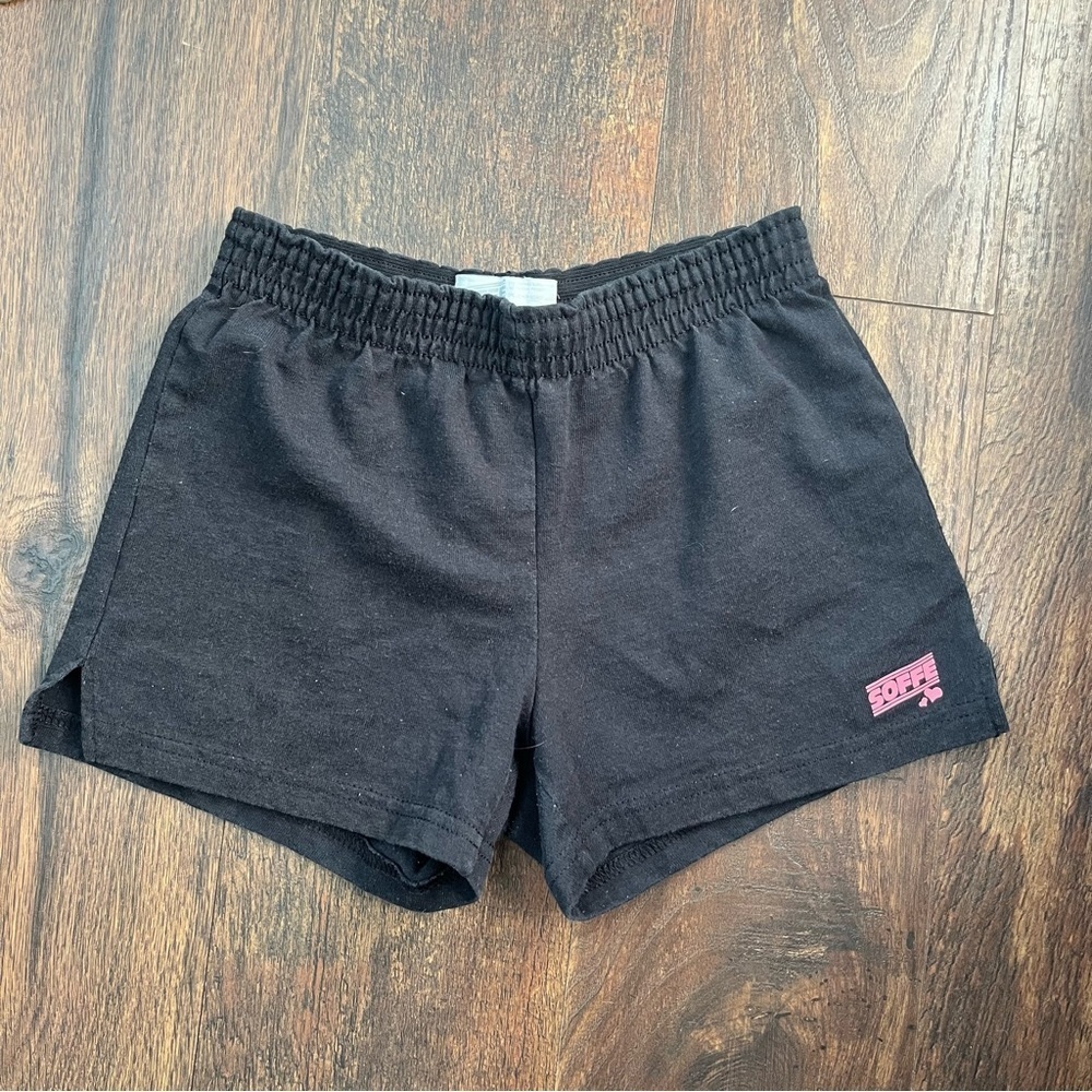 Black soffe shorts girls medium (8-10) cheerleading